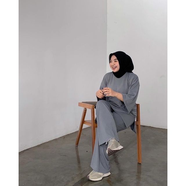 Bymeldev Setelan Oversized Terry Set Busui Nonbusui Bumil Friendly