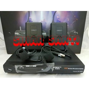 Mic wireless Krezt KX 8818 ( clip on + clip on )