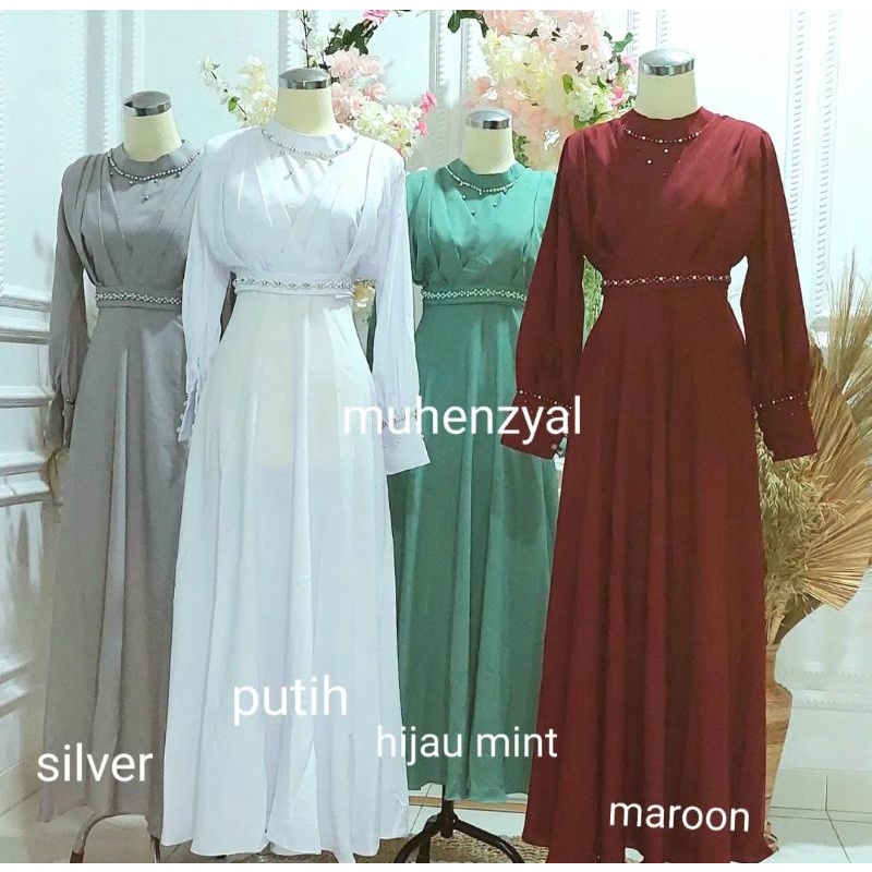 achantha dress-terbaru-simpel dress-baju muslimah