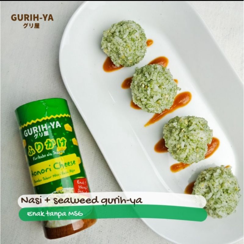 Gurih Ya botol 45gr Seasoning Seaweed Nori Original Aonori Cheese GurihYa