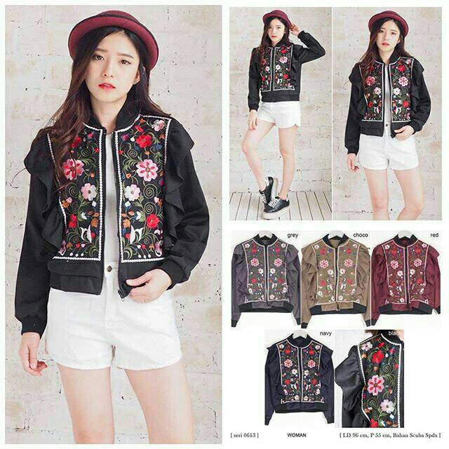 Zara embroidery jacket