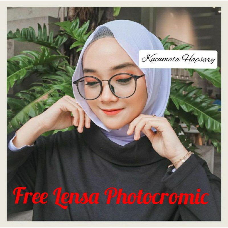 FRAME KACAMATA 1050 GRATIS LENSA MINUS ANTI RADIASI &amp; PHOTOCROMIC | KACAMATA WANITA | ANTI UV