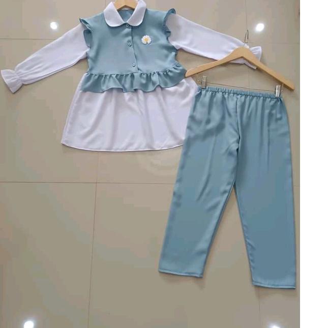 (READY) one set daisy baju anak perempuan stelan terbaru