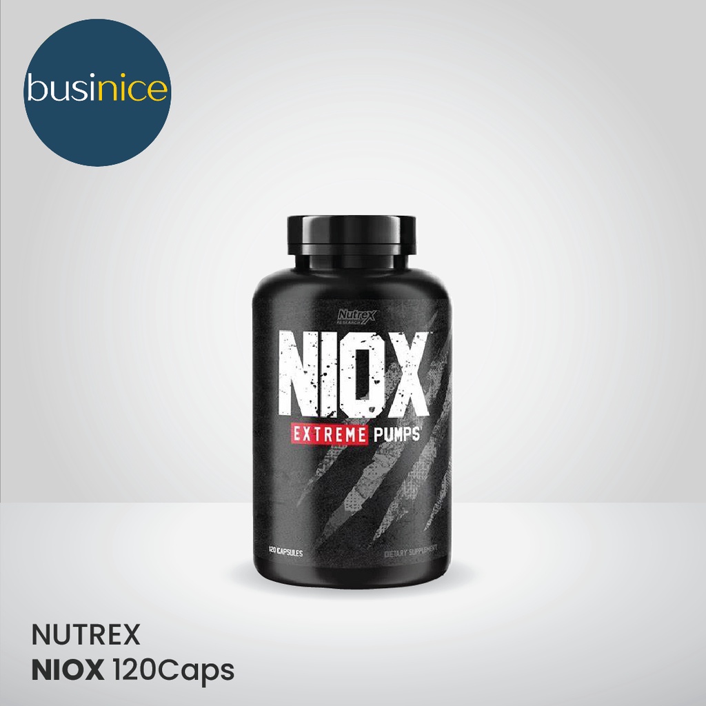 Nutrex Niox Xtreme Pumps 120 Capsules Nitric Oxide Pre Workout