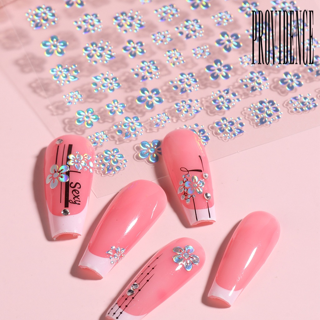 Providence Stiker Kuku DIY Gambar Bunga Untuk Nail Art