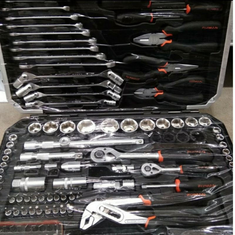 FIXMAN MECHANICAL TOOL SET TOOL BOX BT124