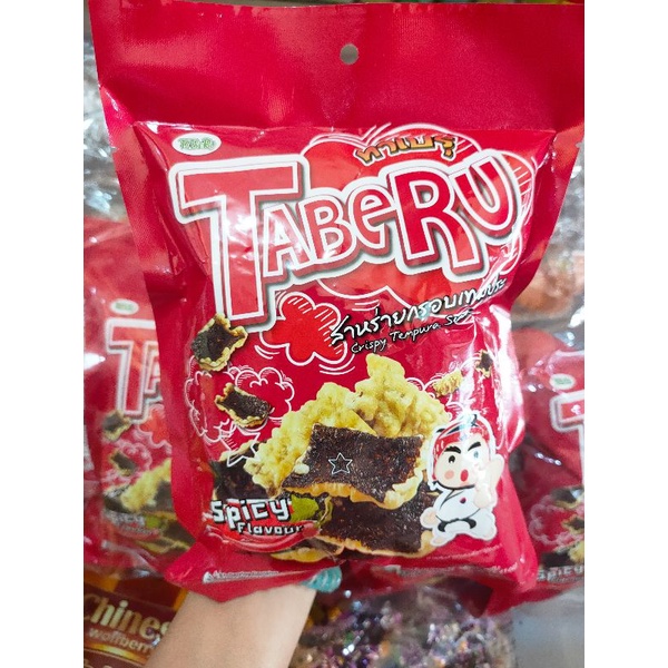 

Taberu spicy flavour(Crispy Tempura Seaweed) 40gr