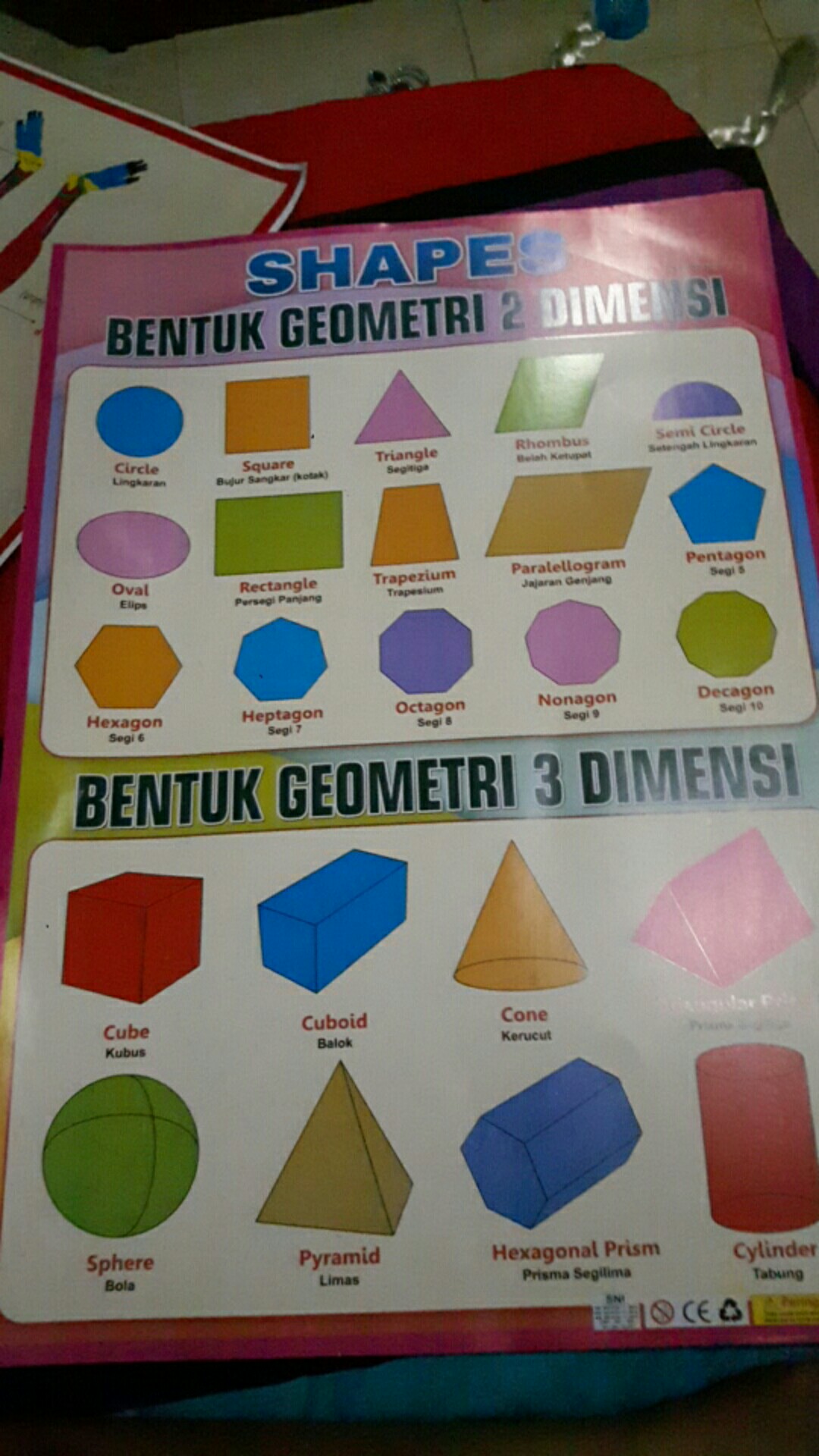 Bentuk-Bentuk Geometri Untuk Anak Tk : Peningkatan Kemampuan ...