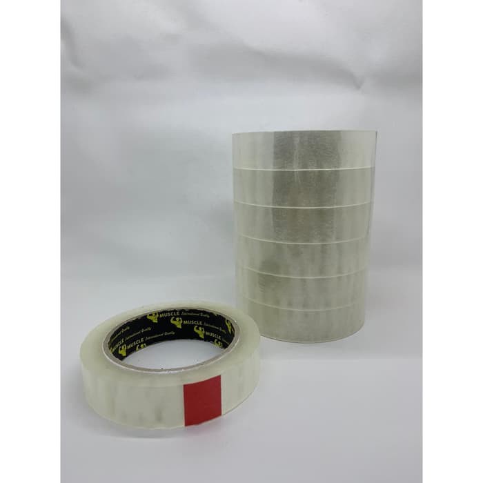 lakban muscle tape 1&quot;inch 90 yard 48mm bening