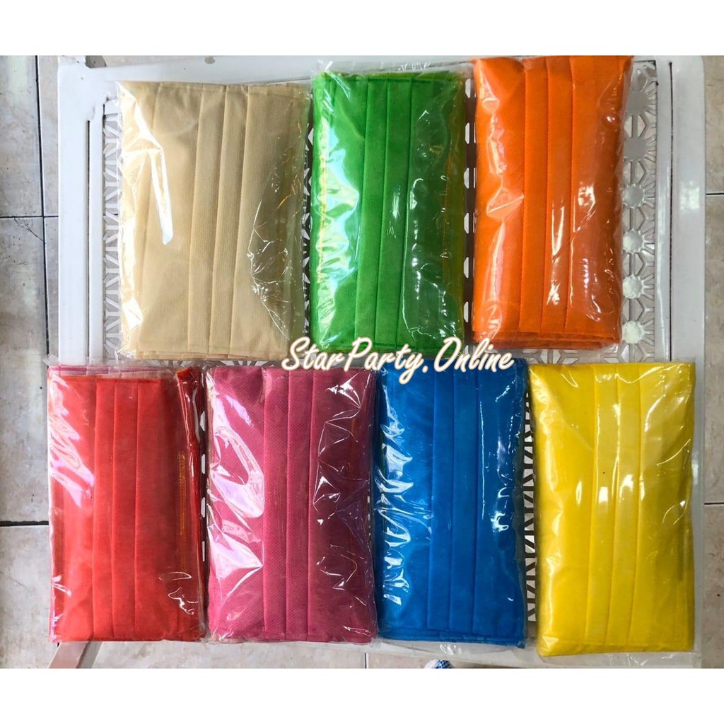 Masker Spunbond Lusinan Hijab /Masker Spunbond Earloop /Masker Kain