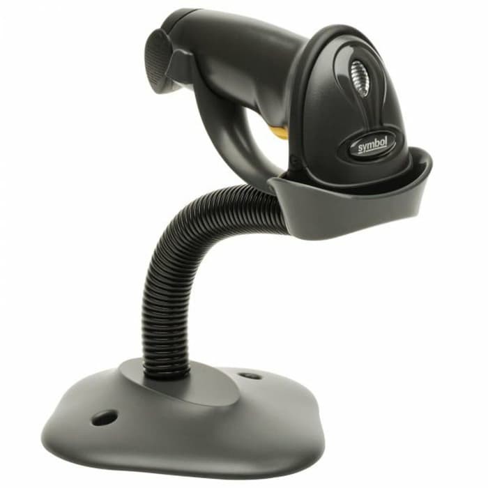 BARCODE SCANNER 1D ZEBRA SYMBOL LS2208 WITH STAND