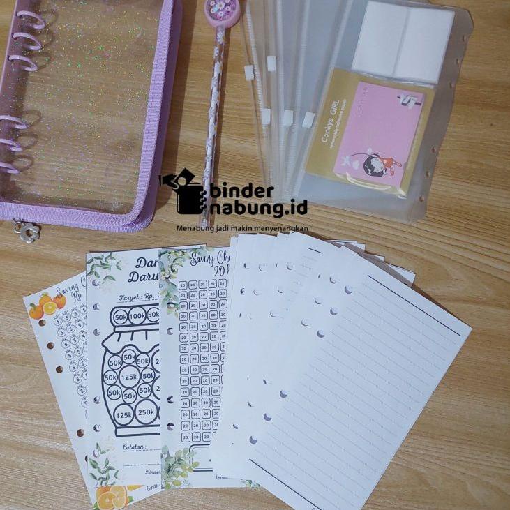 

(XiQ➨) ★★ Paket Hemat Binder Uk A6 //Masih.banyak