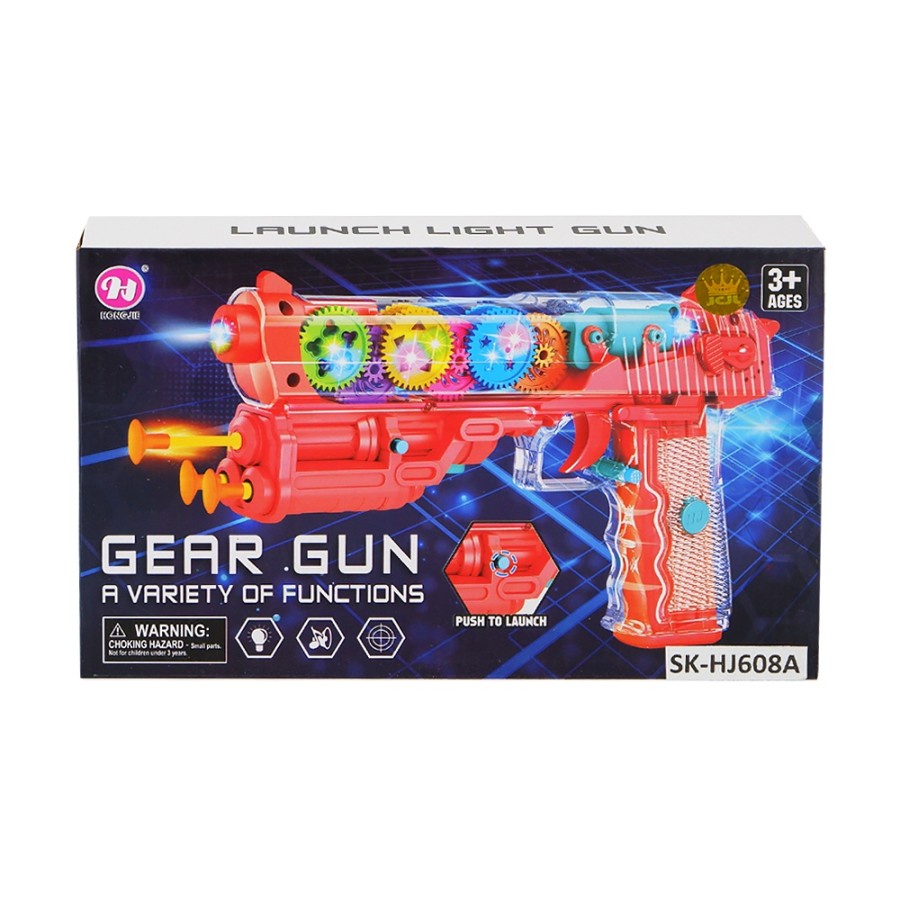 MWN Mainan Tembakan Gear Gun Transparan LG0078