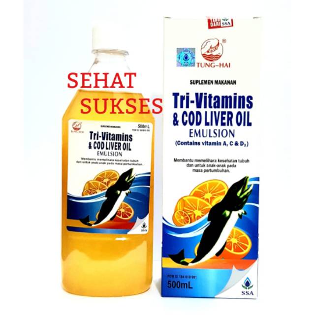 MINYAK IKAN TUNG-HAI / TUNG HAI FISH SYRUP ~ VITAMIN PERTUMBUHAN ANAK