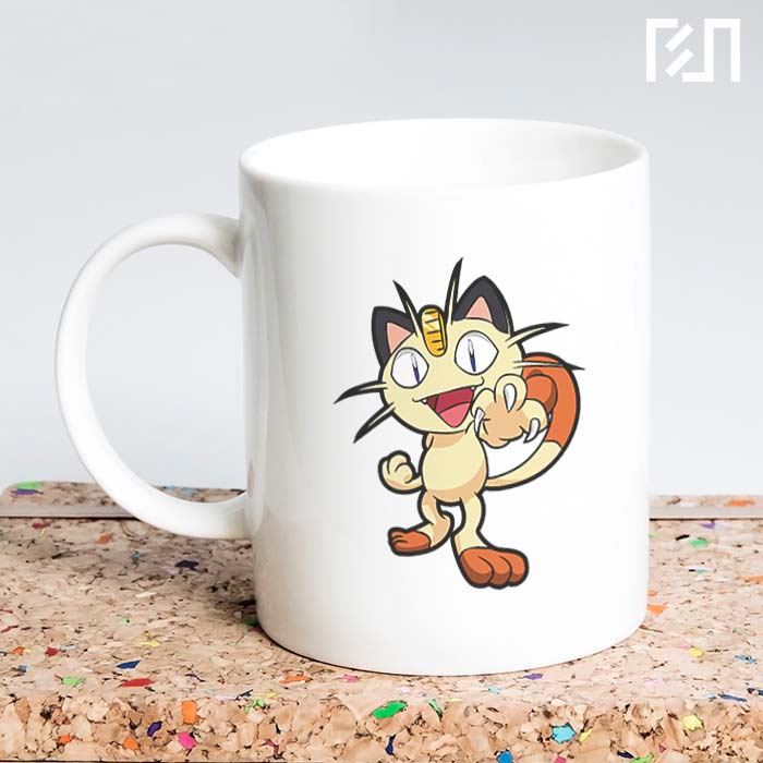 Mug Icon Pokemon Meowth Persian