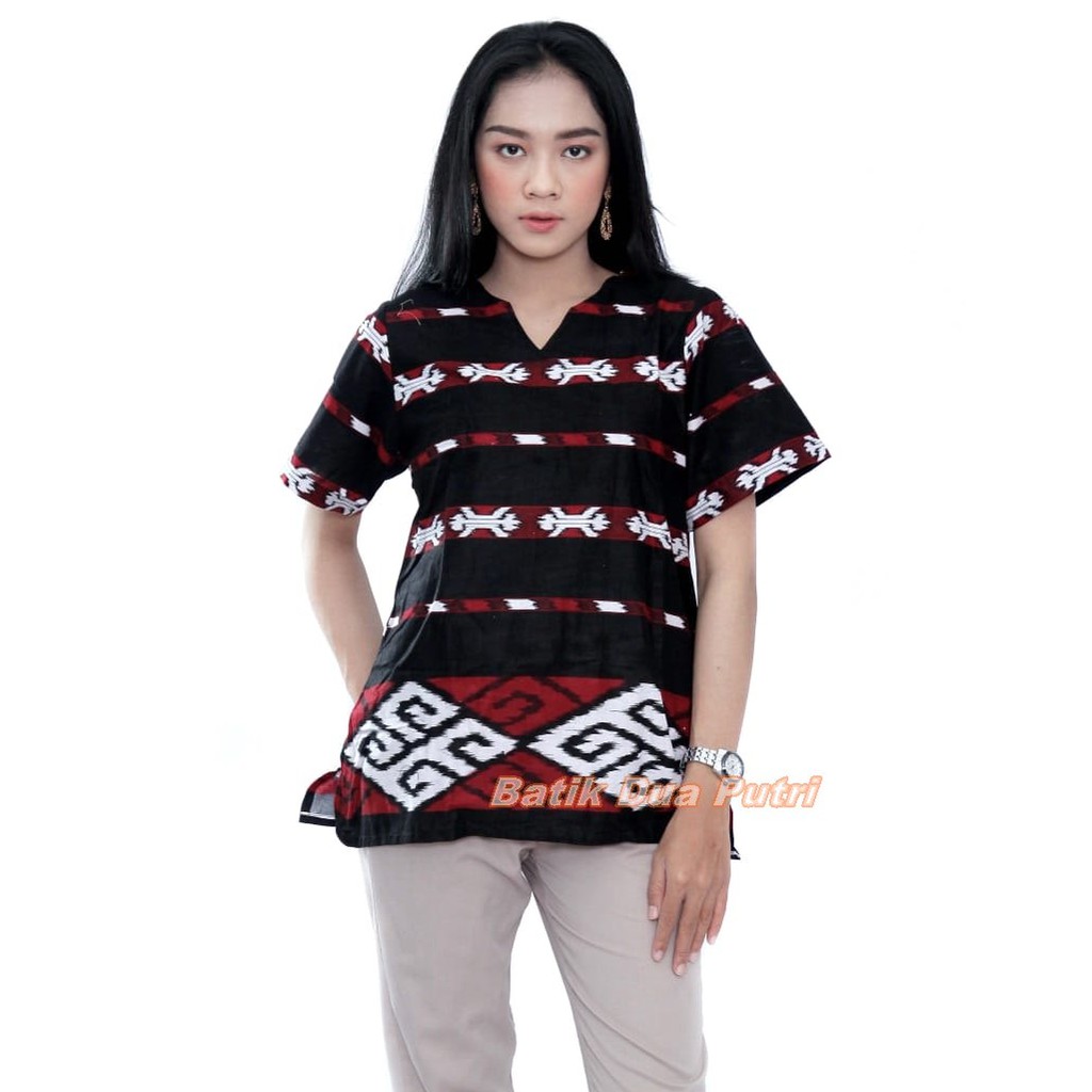 Couple Batik Blouse Atasan Kemeja Pria Modern Size S-M-L-XL-XXL-3L-4L-5L By Batik Dua Putri