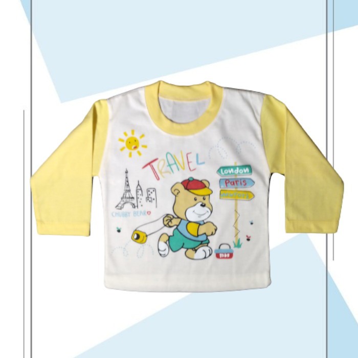 atasan baju bayi tangan panjang | baju bayi motif kartun