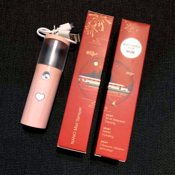 Pelembab Wajah USB Mini NANO Facial Mist Sprayer Moisturizing Skin Spray Semprotan uap