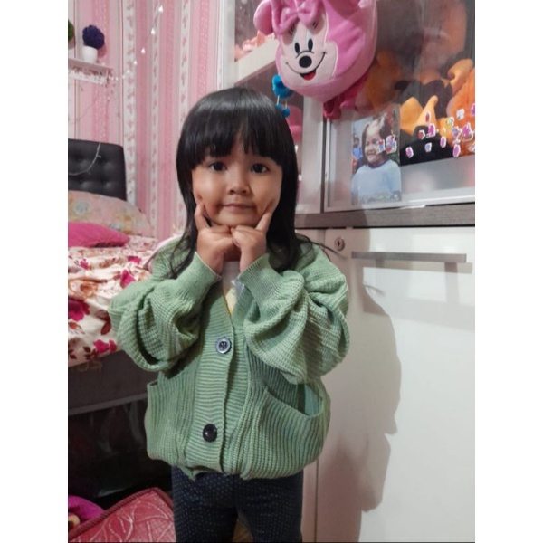 Cardigan Rajut Anak 7-9Tahun Murah Bisa COD  / Cardigan / Cardigan Wanita / Sweater Wanita