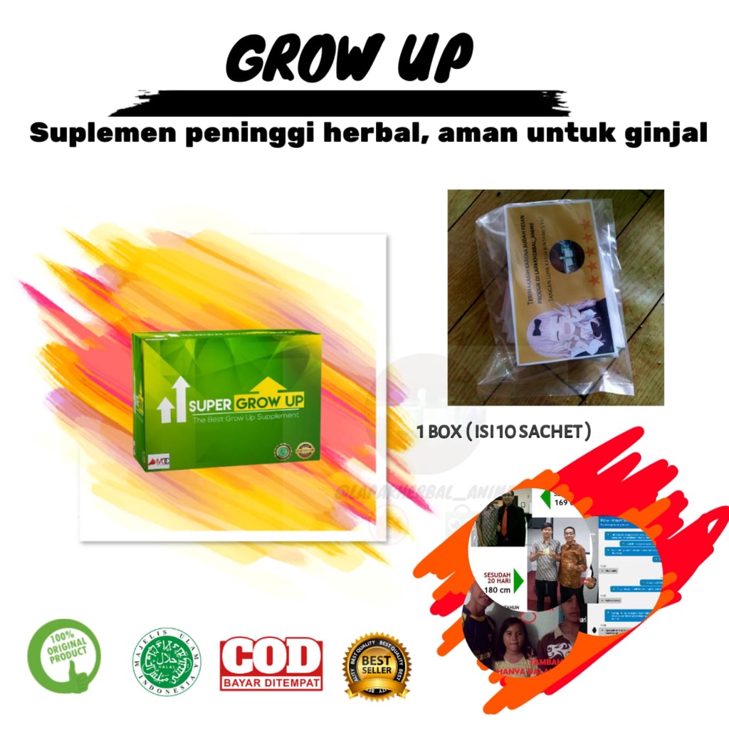 

Grow Up Susu Peninggi Badan Original Dewasa NHCP