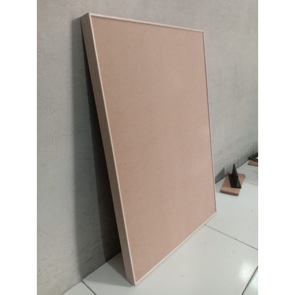 Bingkai Frame Block Motif Serat Kayu Ukuran A2