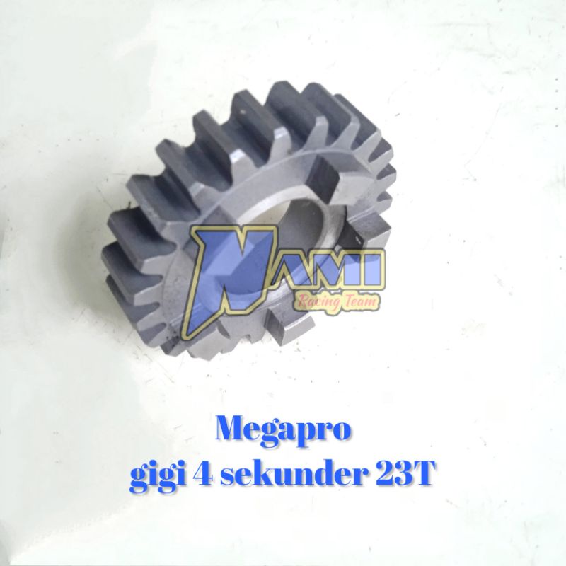 Rasio racing Megapro gigi 4 sekunder 23T