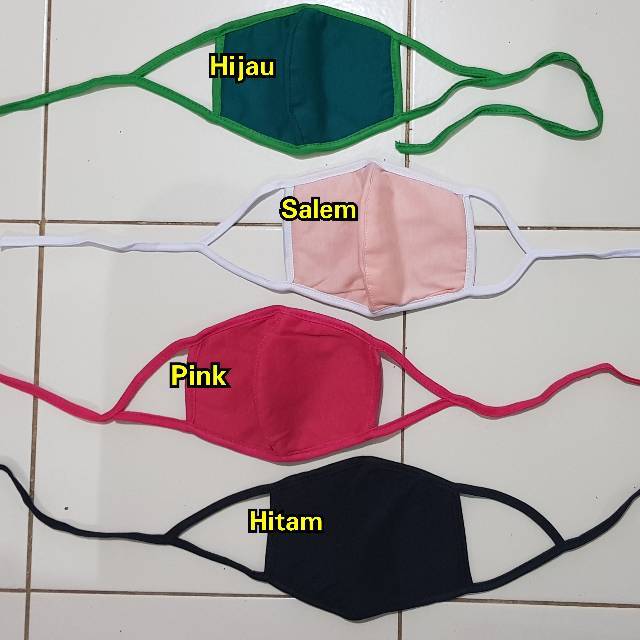 Masker Hidung Mulut Kain Tali Masker Motor Masker Debu buff