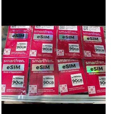 Perdana Smartfren eSIM 90GB