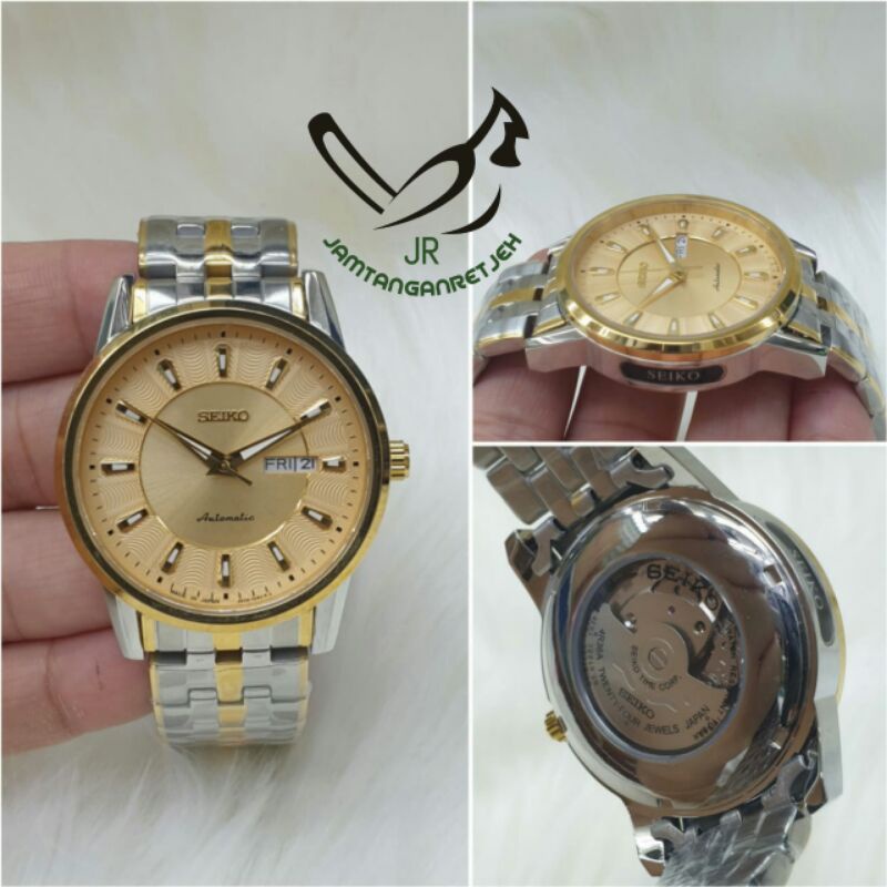 jam tangan pria seiko autometik mesin asli kualitas original