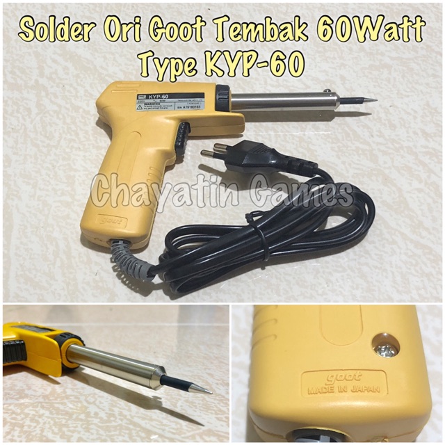 Solder Ori Goot Type KYP-60 Daya 60Watt Model Pistol