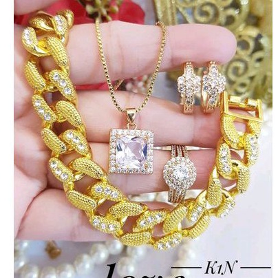 Xuping Set Perhiasan Wanita Gold 269221