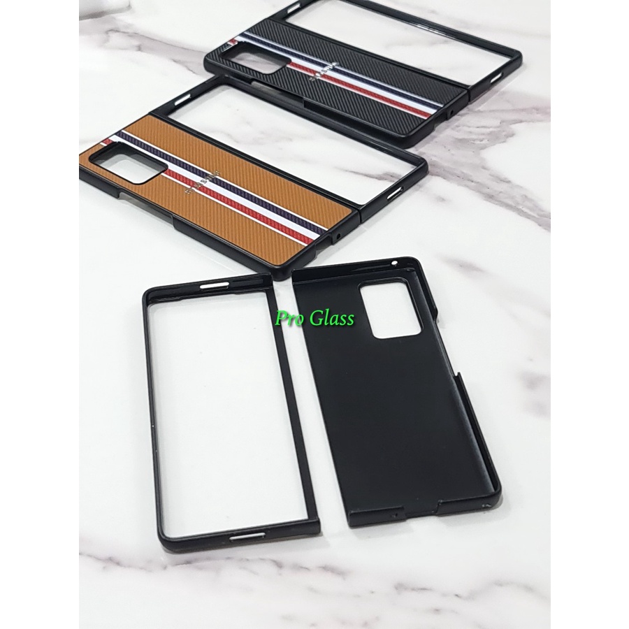 Samsung Galaxy Z Fold 3 / Z Fold 2 5G Carbon Stripe Full Cover Skin Hard Case