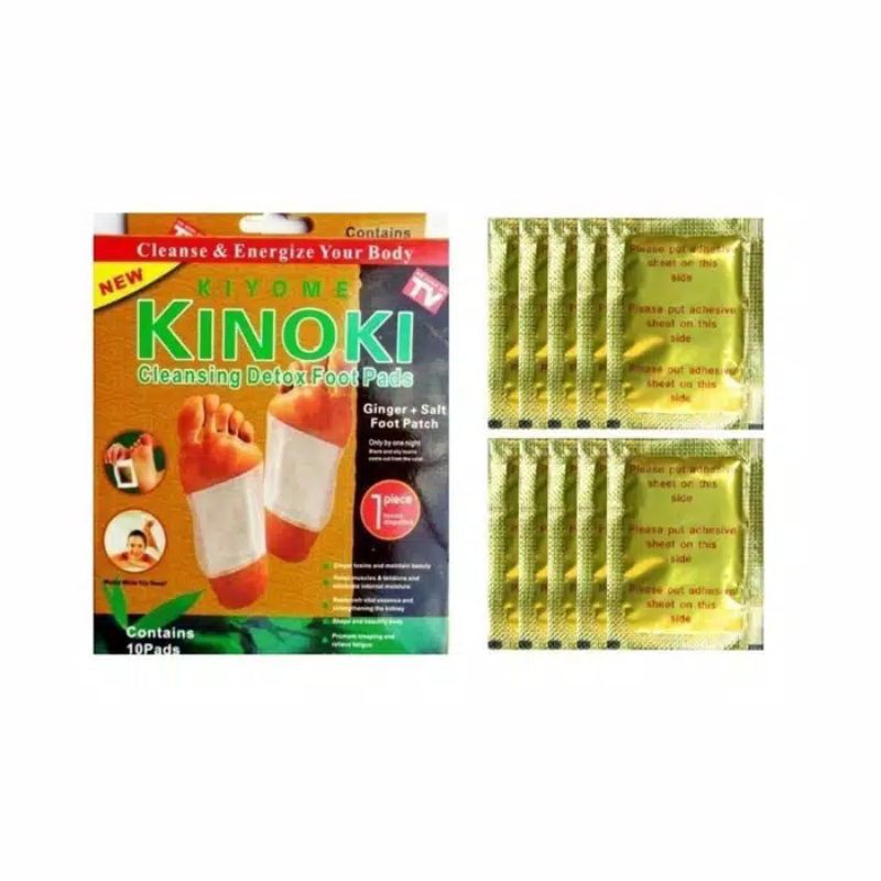 ORIGINAL KINOKI GOLD KOYO KAKI DETOX ORIGINAL ISI 10 PAD DALAM 1 BOX