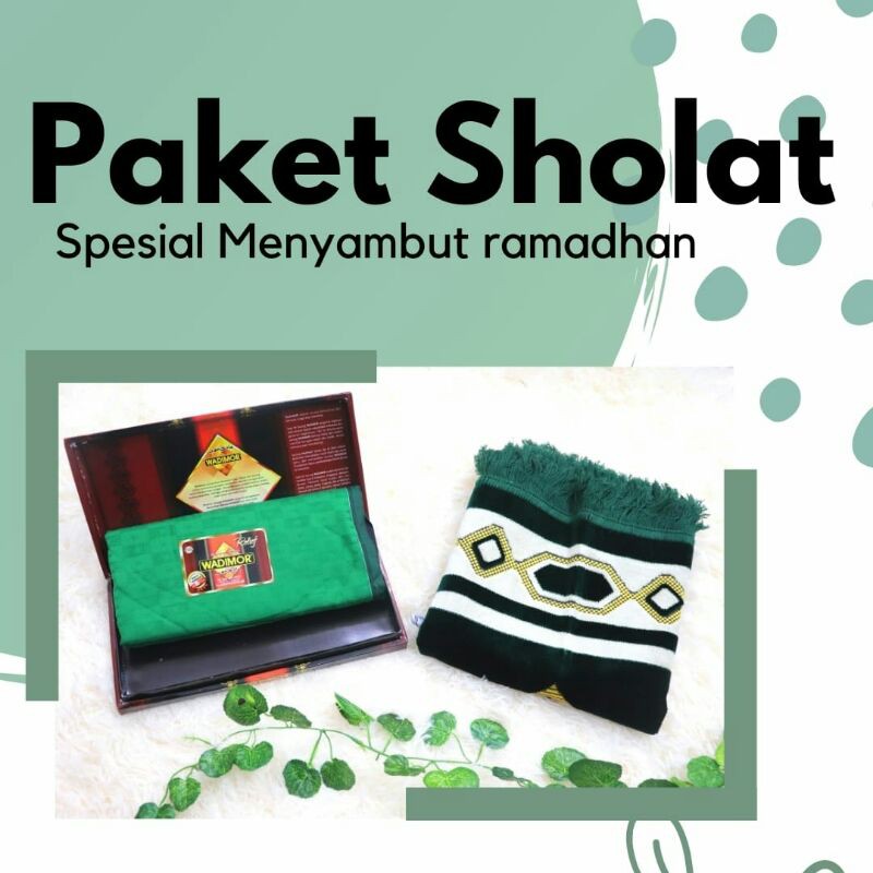Paket Sholat Sajadah Sarung