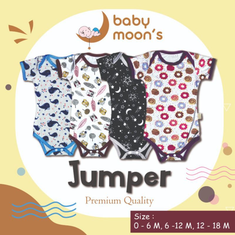 JUMPER BABY MOON PREMIUM BAYI, BABY MOON JUMPER ASLI