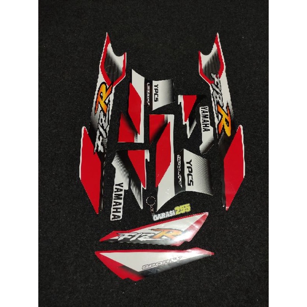 striping sticker f1zr fizr 2002 merah striping f1zr 2002 merah sporty