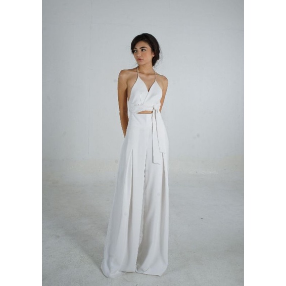 Judy Tanktop - Lauren Pants highwaist pants kulot Satin