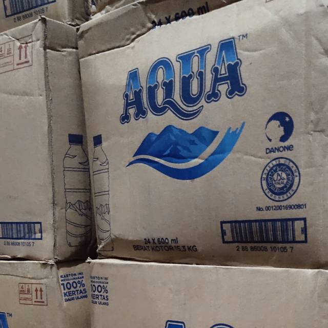 AQUA BOTOL 600Ml*24 BTL.SAMEDAY/INSTANT