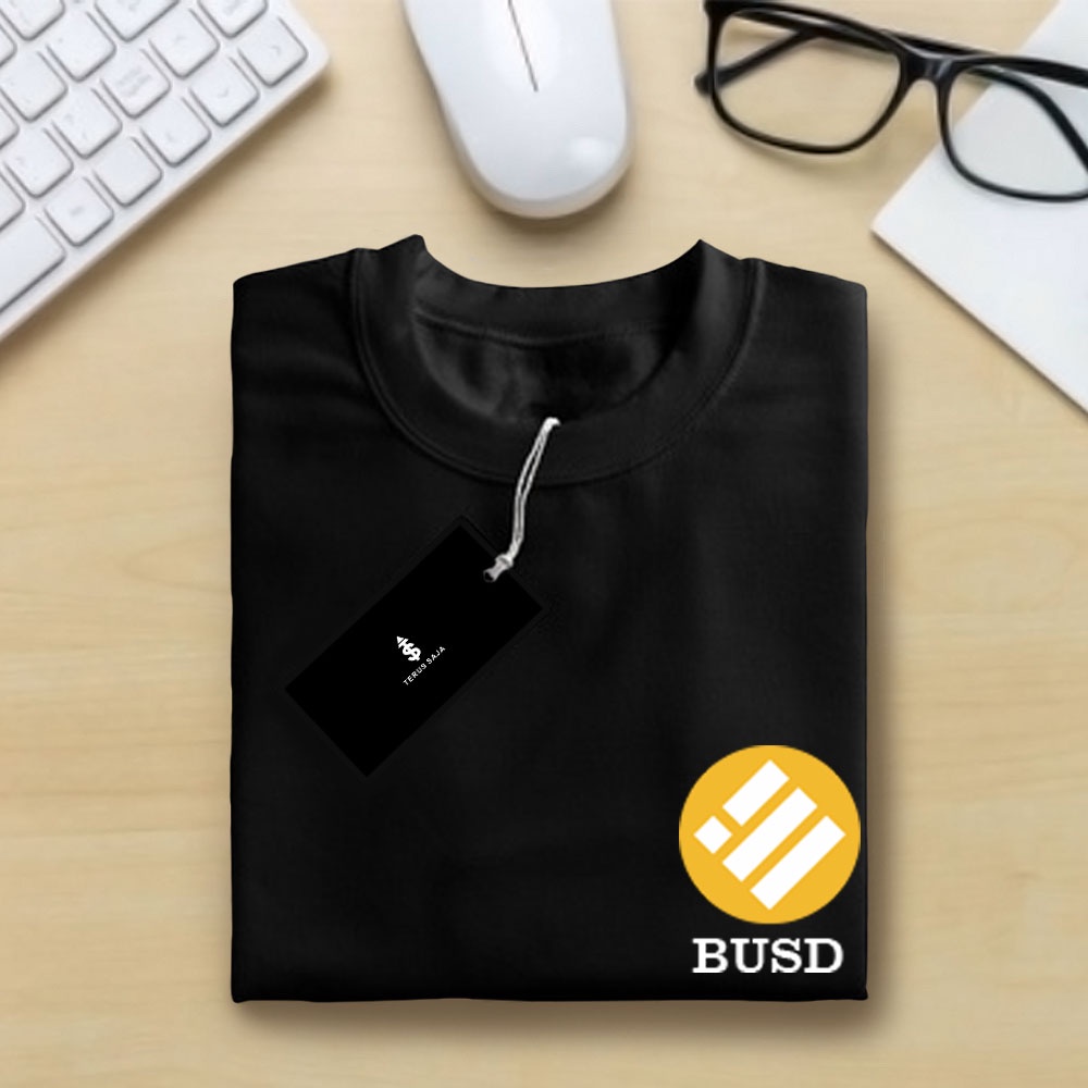 Kaos Crypto Binance USD BUSD / Kaos T-shirt Cryptocurrency Binance