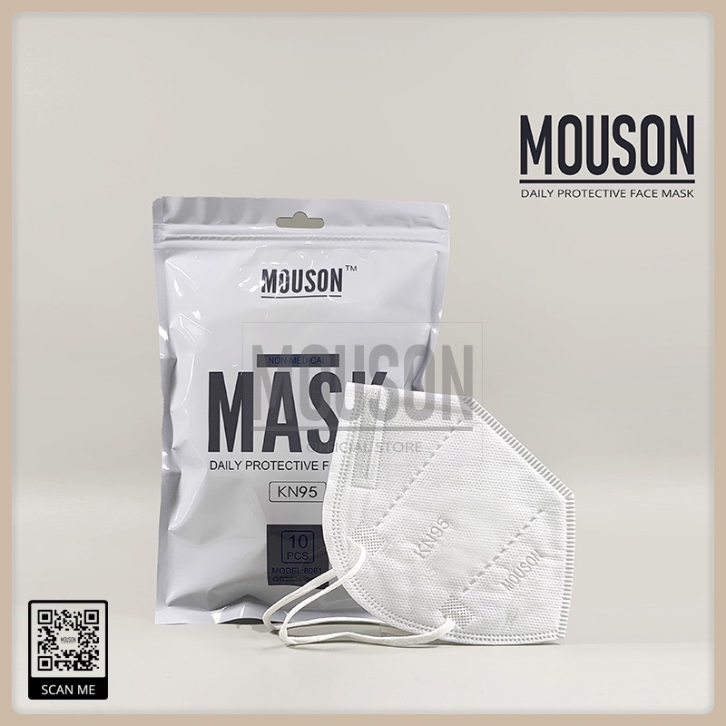 Masker Mouson KN95 Warna Senada 5 ply Non Medis Sekali Pakai