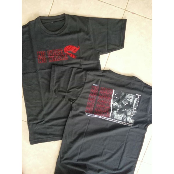 kaos no face no name L