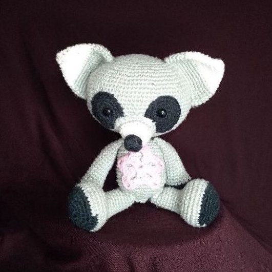 Racoon Boneka Rajut