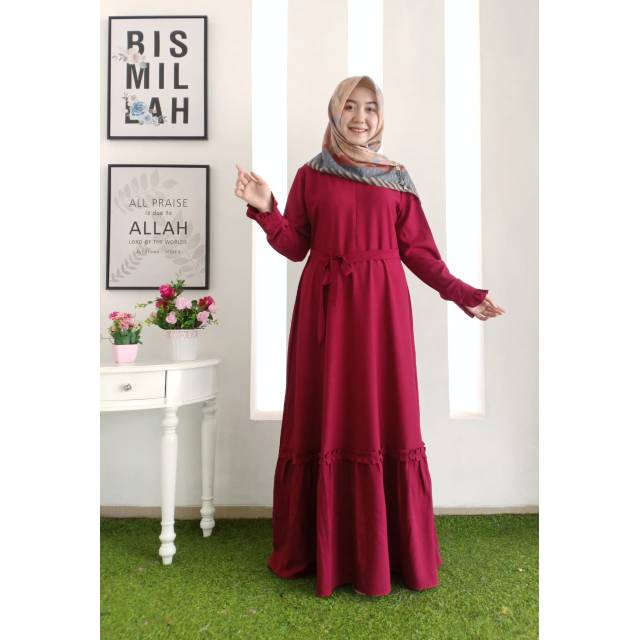 Naviza dress rempel bawah