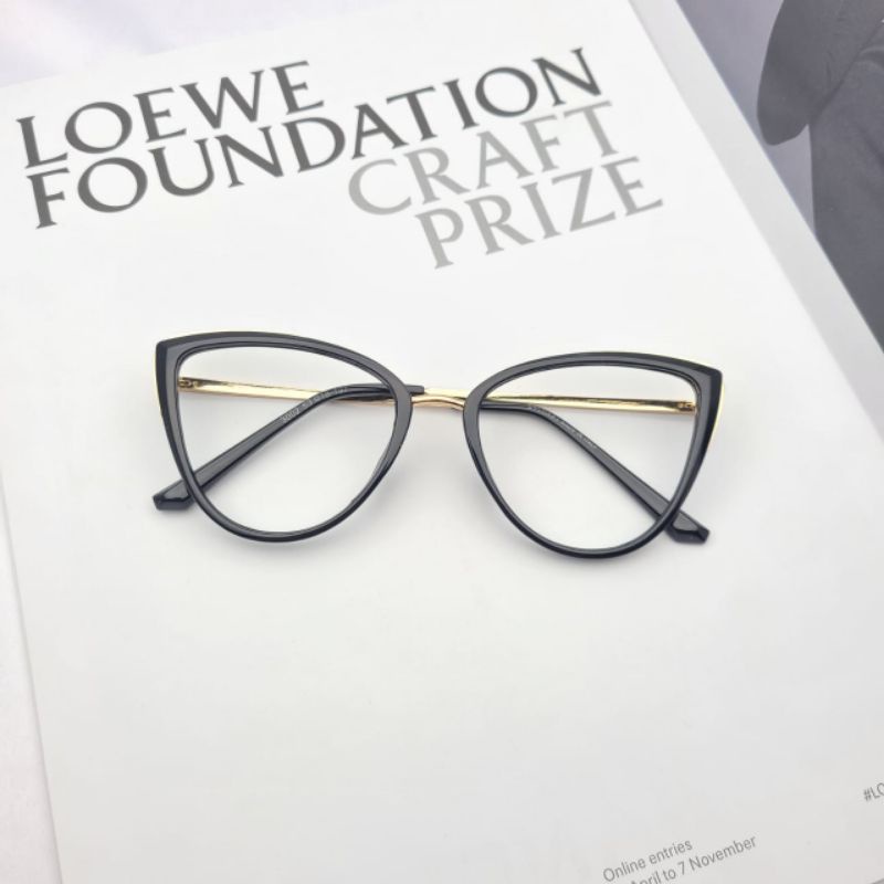 FRAME KACAMATA WANITA CATE EYE 3002 | LENSA BLUEYCROMIC  | LENSA PHOTOCHROMIC  | LENSA BLUERAY  | LENSA ANTIRADIASI  | KACAMATA MINUS NORMAL PLUS CYLINDER