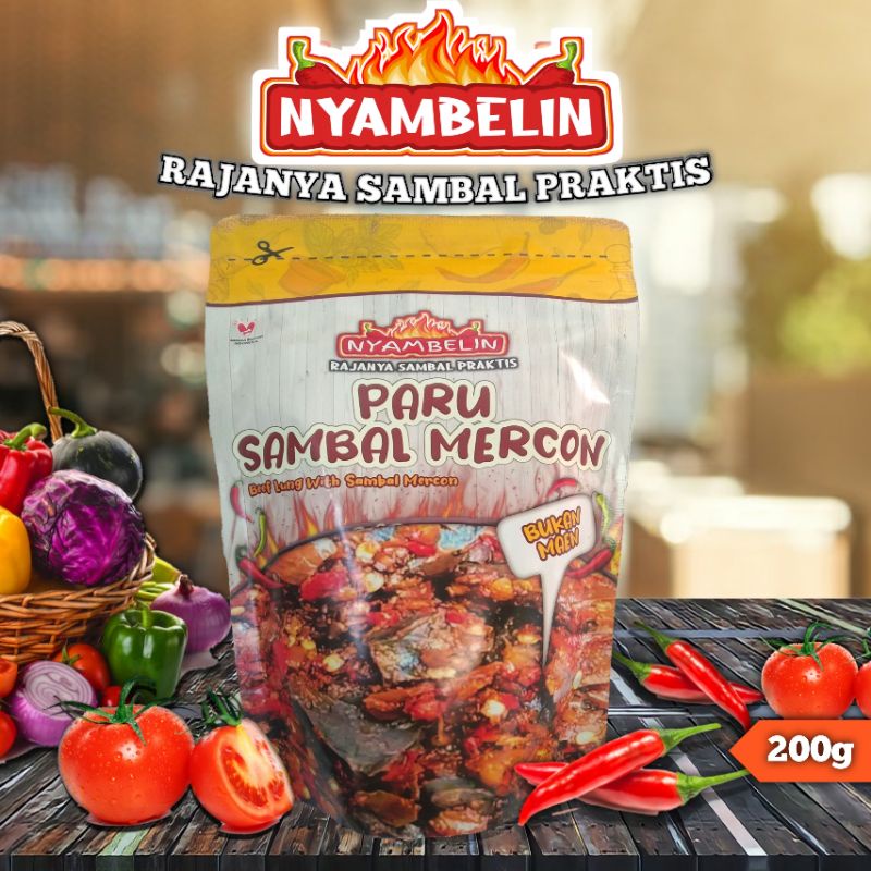 

Sambal Paru Mercon Nyambelin Rajanya Sambal Praktis Kemasan 200g