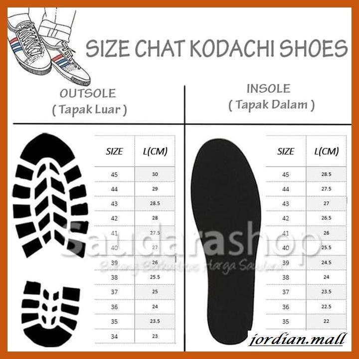 Srekaenspria- Kodachi 8119 Sepatu Kodachi Star Cefron Hitam Putih / Kodachi Hitam - 38 -Original.