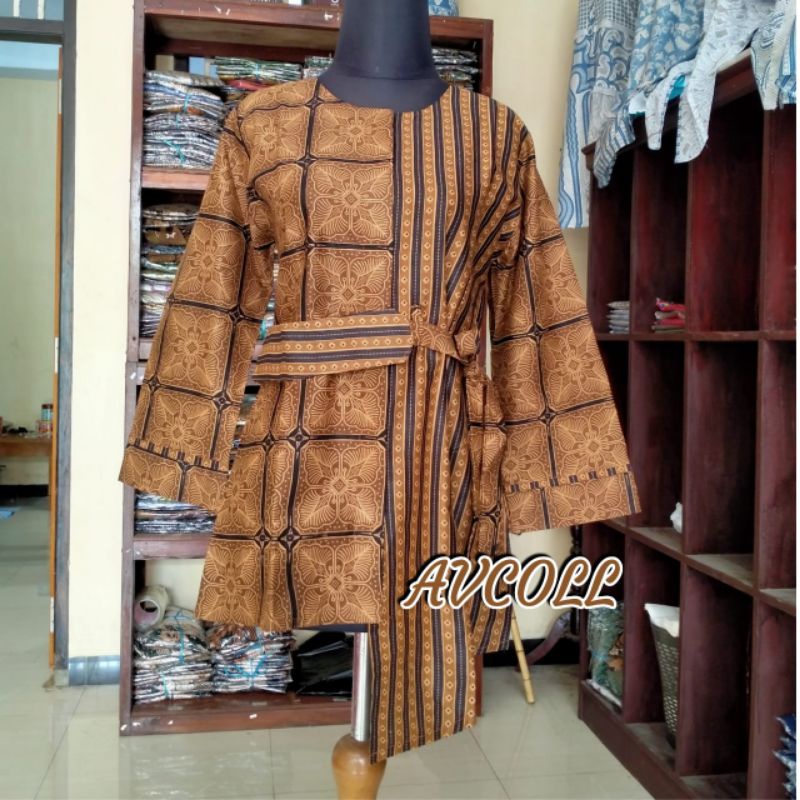 Sale Tey-17 Batik Wanita Asj Sa Hrb026 Kenongo Kemeja Tosca Pendek l80YgZfKyrp8d1