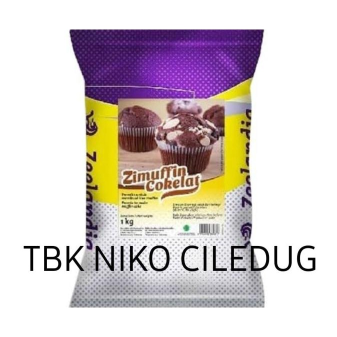 

TERMURAH tepung premix zeelandia zimuffin cokelat 1kg khusus grab dan gojek