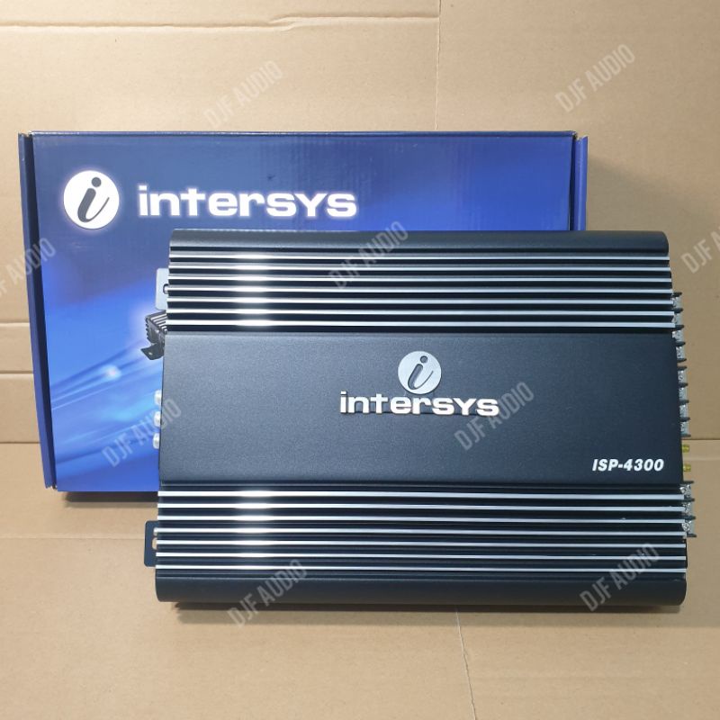 Power Amplifier Intersys ISP 4300 - 4 Channel - 4 CH - Power ampli audio mobil