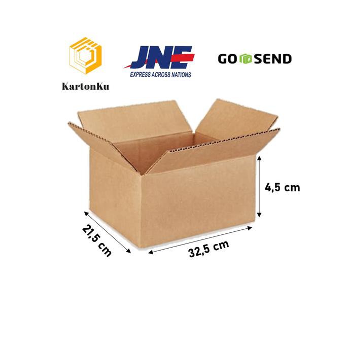 

Kardus / Karton / Box / Packing / Single Wall / Polos - 32.5X21.5X4.5 Dafa.Olshop